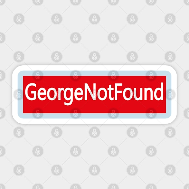 George Lovers Sticker by EleganceSpace